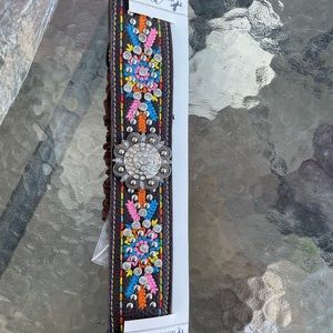 Womens Western Leather Headband